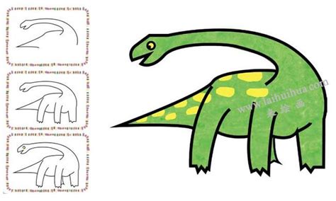 恐龙所有简笔画图片|画法100种画画|可爱恐龙简笔画